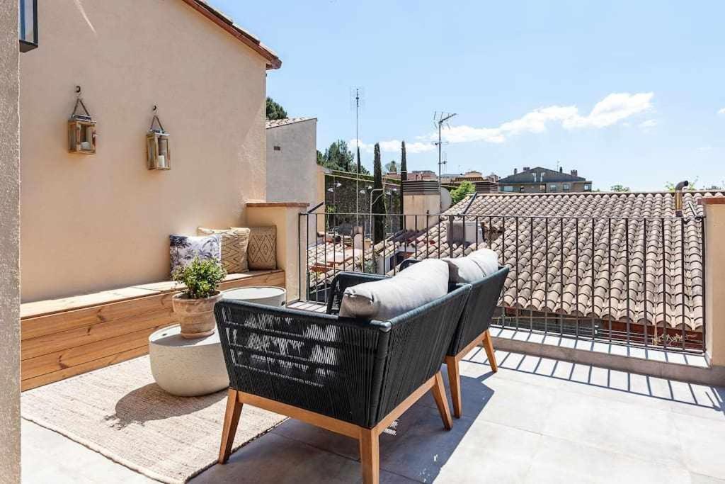 Velo Vern 3 Luxury Penthouse W Views Of City Wall Girona Dış mekan fotoğraf